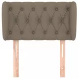 tópszínű szövet fejtámla 83x23x78/88 cm