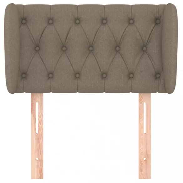 tópszínű szövet fejtámla 83x23x78/88 cm