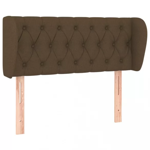 sötétbarna szövet fejtámla 103x23x78/88 cm