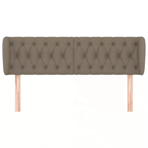 tópszínű szövet fejtámla 147x23x78/88 cm