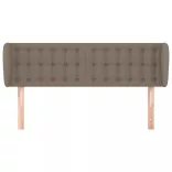 tópszínű szövet fejtámla 147x23x78/88 cm