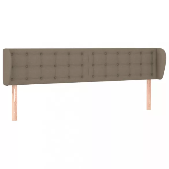 tópszínű szövet fejtámla szárnyakkal 183x23x78/88 cm