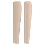 cappuccino műbőr fejtámla szárnyakkal 147x23x118/128 cm