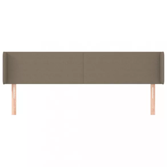 tópszínű szövet fejtámla szárnyakkal 183x16x78/88 cm