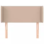 cappuccino műbőr szárnyas fejtámla 103x16x78/88 cm