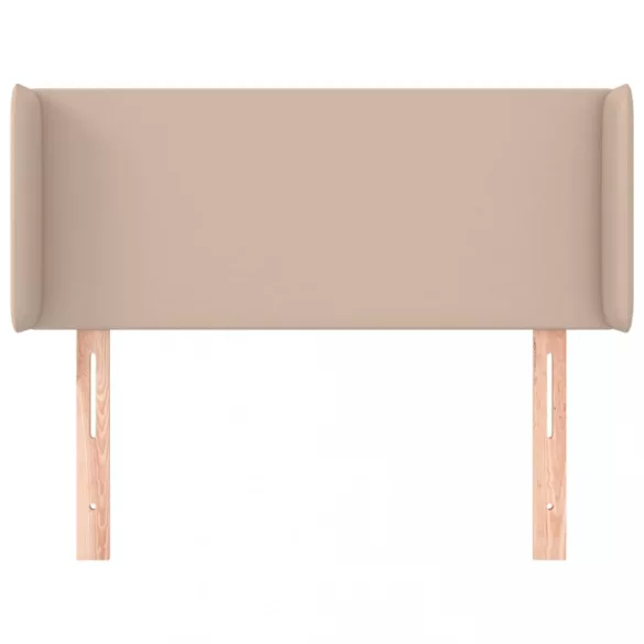 cappuccino műbőr szárnyas fejtámla 103x16x78/88 cm