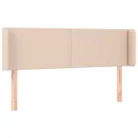 cappuccino műbőr szárnyas fejtámla 147x16x78/88 cm