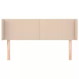 cappuccino műbőr szárnyas fejtámla 147x16x78/88 cm