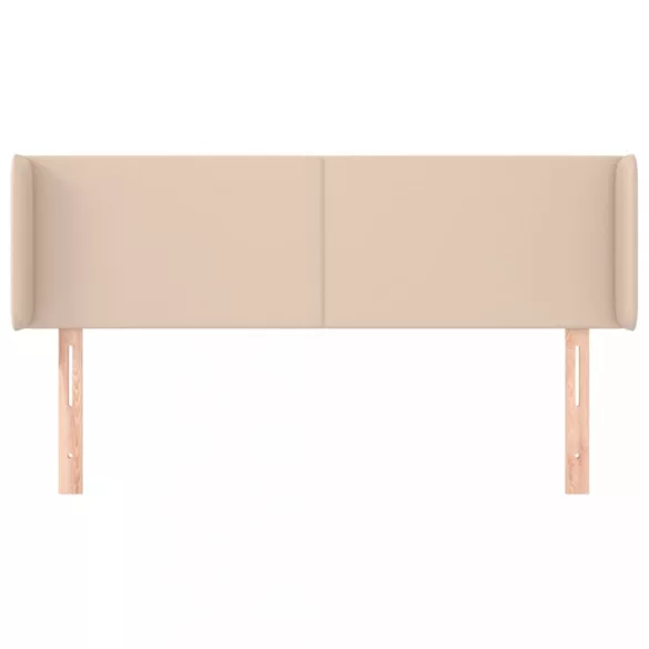 cappuccino műbőr szárnyas fejtámla 147x16x78/88 cm