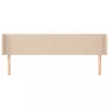 cappuccino műbőr szárnyas fejtámla 183x16x78/88 cm