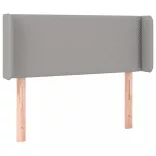 világosszürke szövet fejtámla 93x16x78/88 cm