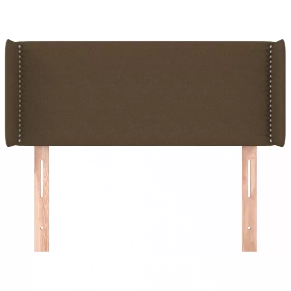 sötétbarna szövet fejtámla 103x16x78/88 cm