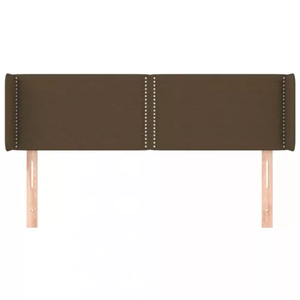 sötétbarna szövet fejtámla 147x16x78/88 cm