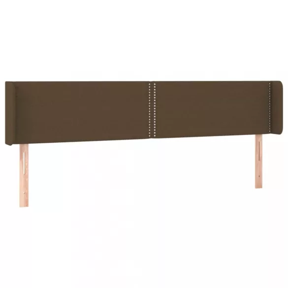 sötétbarna szövet fejtámla 183x16x78/88 cm