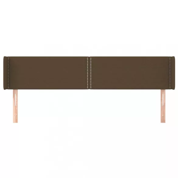sötétbarna szövet fejtámla 183x16x78/88 cm