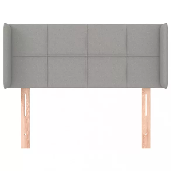 világosszürke szövet fejtámla 83x16x78/88 cm