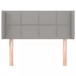 világosszürke szövet fejtámla 103x16x78/88 cm