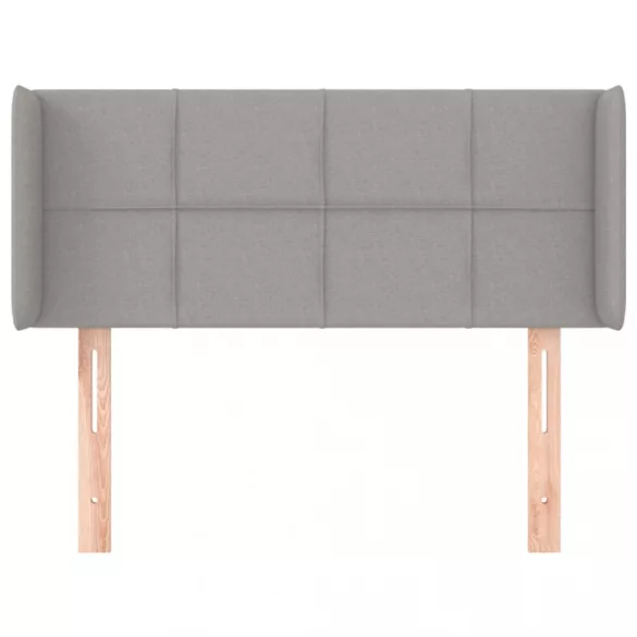 világosszürke szövet fejtámla 103x16x78/88 cm