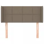 tópszínű szövet fejtámla 103x16x78/88 cm