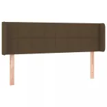 sötétbarna szövet fejtámla 147x16x78/88 cm