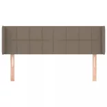 tópszínű szövet fejtámla 147x16x78/88 cm