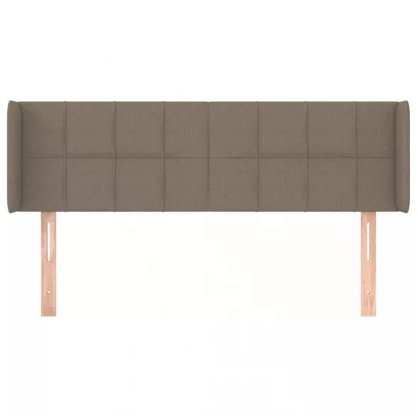 tópszínű szövet fejtámla 147x16x78/88 cm