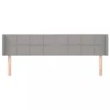 világosszürke szövet fejtámla 203x16x78/88 cm