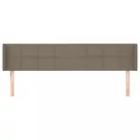 tópszínű szövet fejtámla 203x16x78/88 cm