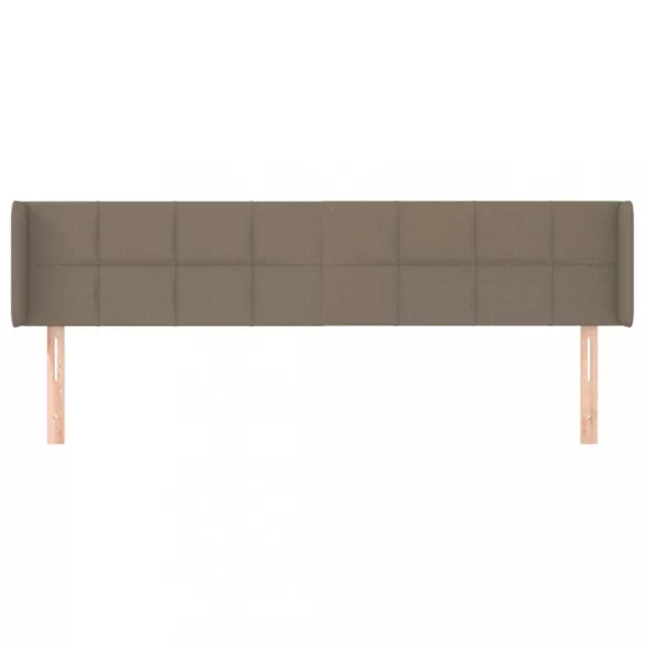 tópszínű szövet fejtámla 203x16x78/88 cm