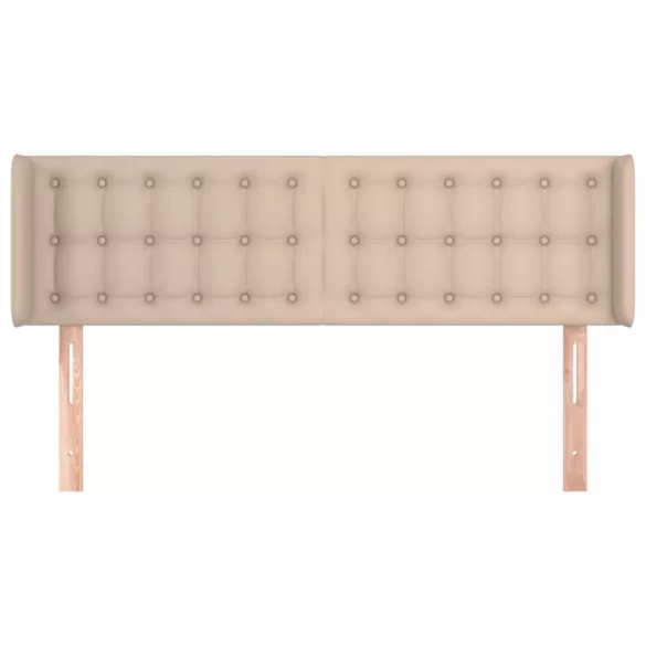 cappuccino műbőr szárnyas fejtámla 147x16x78/88 cm