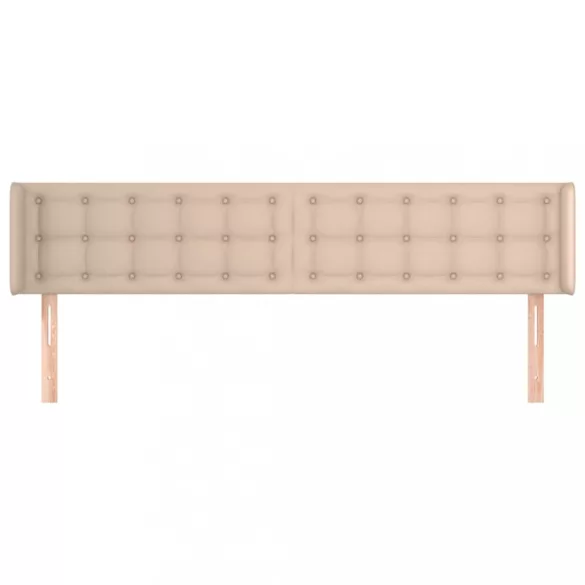 cappuccino műbőr szárnyas fejtámla 163x16x78/88 cm