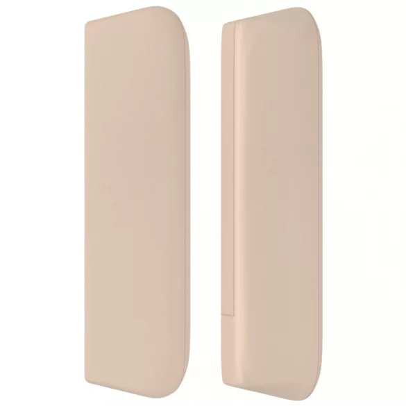 cappuccino műbőr szárnyas fejtámla 163x16x78/88 cm