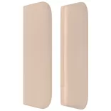 cappuccino műbőr szárnyas fejtámla 183x16x78/88 cm