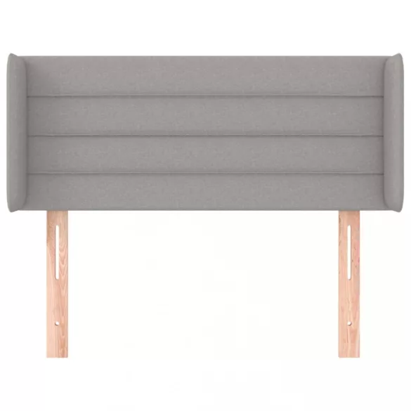 világosszürke szövet fejtámla 103x16x78/88 cm