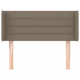 tópszínű szövet fejtámla 103x16x78/88 cm