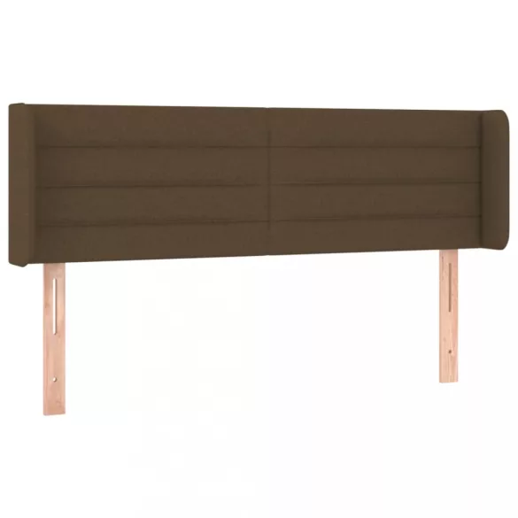 sötétbarna szövet fejtámla 147x16x78/88 cm