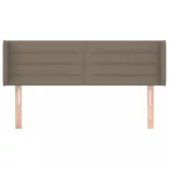 tópszínű szövet fejtámla 147x16x78/88 cm