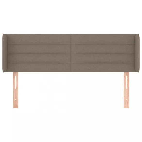 tópszínű szövet fejtámla 147x16x78/88 cm