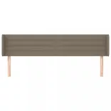 tópszínű szövet fejtámla 163x16x78/88 cm