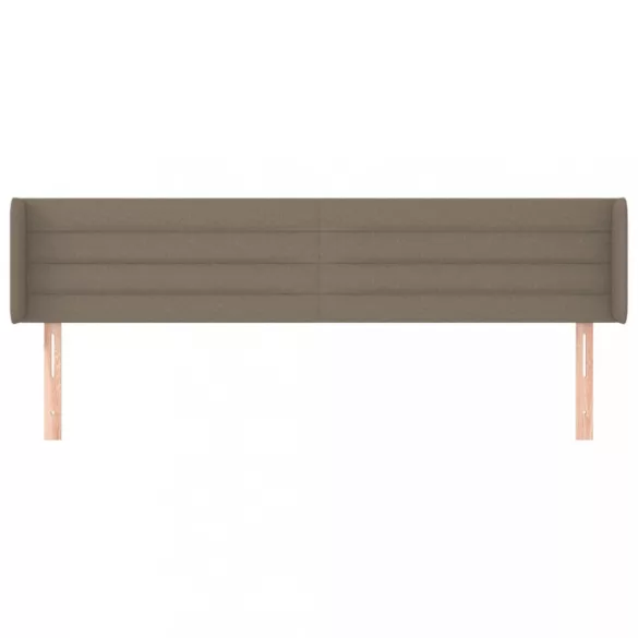 tópszínű szövet fejtámla 203x16x78/88 cm