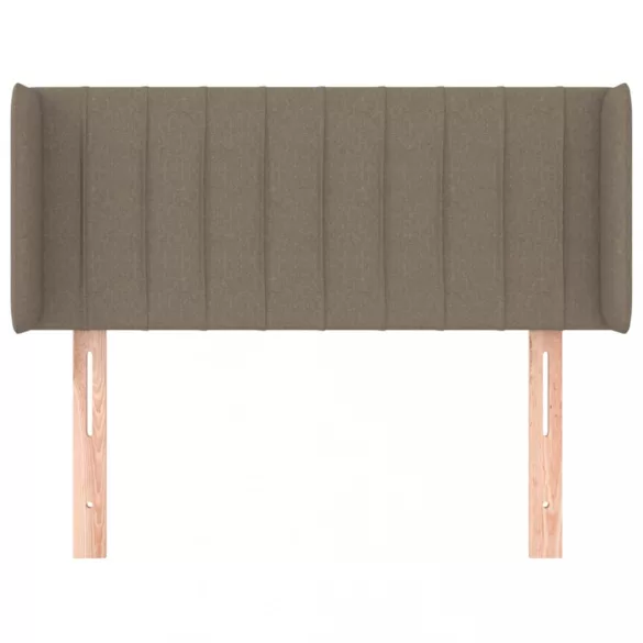 tópszínű szövet fejtámla 83x16x78/88 cm