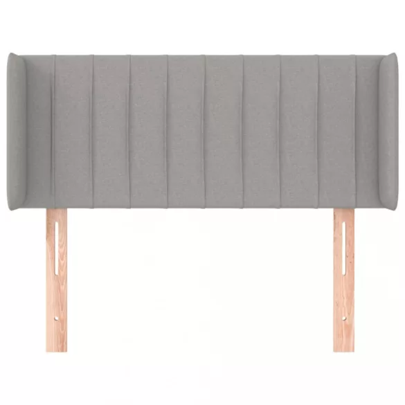 világosszürke szövet fejtámla 93x16x78/88 cm