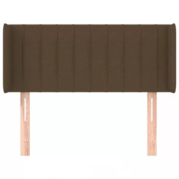 sötétbarna szövet fejtámla 103x16x78/88 cm