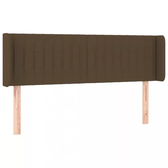 sötétbarna szövet fejtámla 147x16x78/88 cm