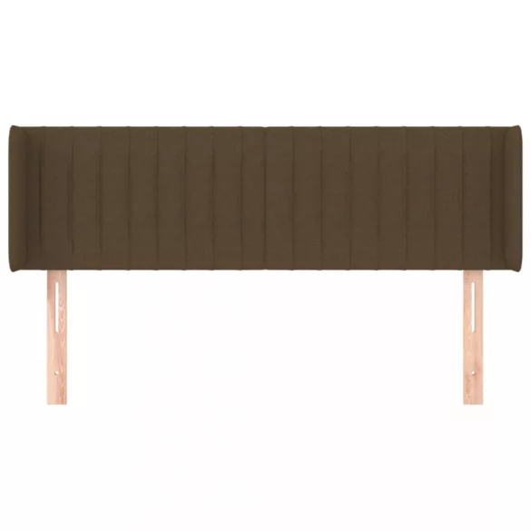 sötétbarna szövet fejtámla 147x16x78/88 cm
