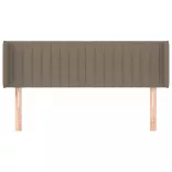 tópszínű szövet fejtámla 147x16x78/88 cm