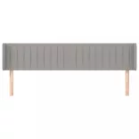 világosszürke szövet fejtámla 183x16x78/88 cm