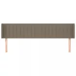 tópszínű szövet fejtámla 183x16x78/88 cm