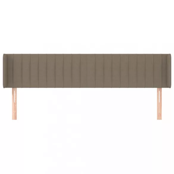 tópszínű szövet fejtámla 183x16x78/88 cm