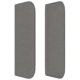 sötétszürke szövet fejtámla szárnyakkal 103x16x78/88 cm